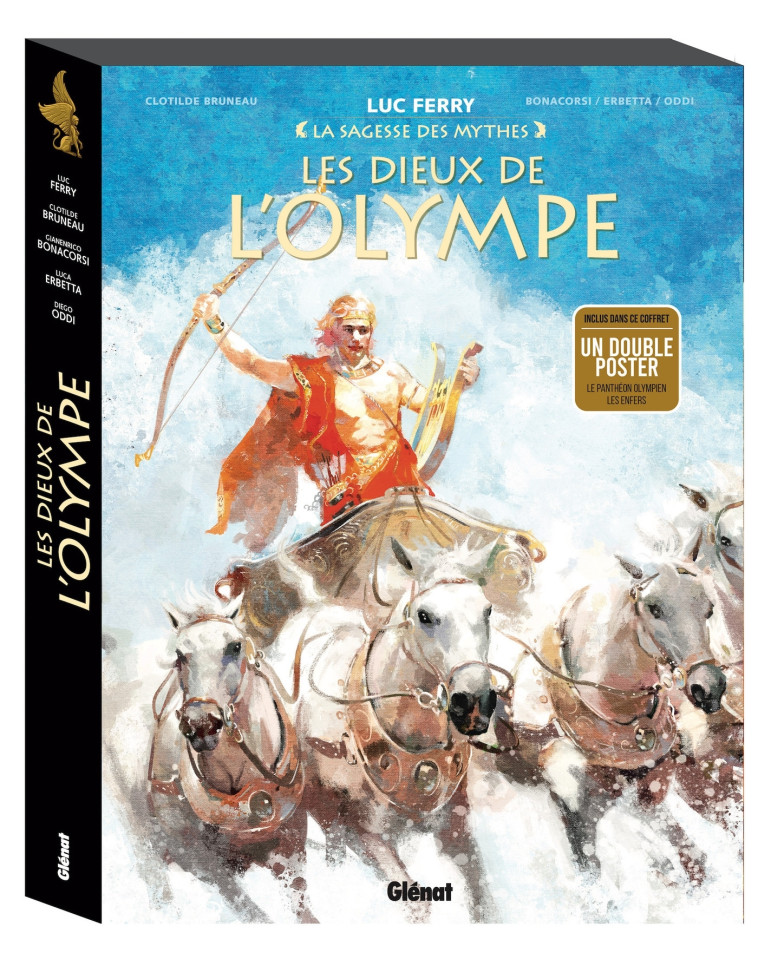 Les Dieux de l'Olympe - Coffret - Clotilde Bruneau, Luca Erbetta, Diego Oddi, Gianenrico Bonacorsi, Luc Ferry, Didier Poli - GLENAT