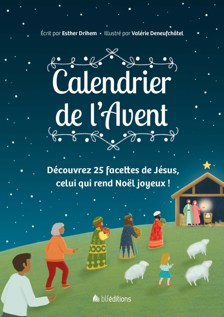 Calendrier de l'avent avec chevalet - Esther DRIHEM, Valérie DENEUFCHATEL - BLF EUROPE