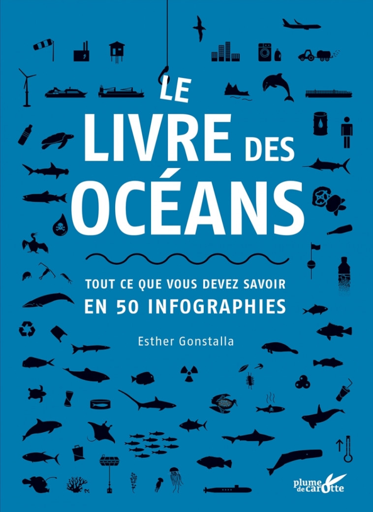 Le livre des océans - tout ce que vous devez savoir en 50 in - Esther GONSTALLA - PLUME CAROTTE