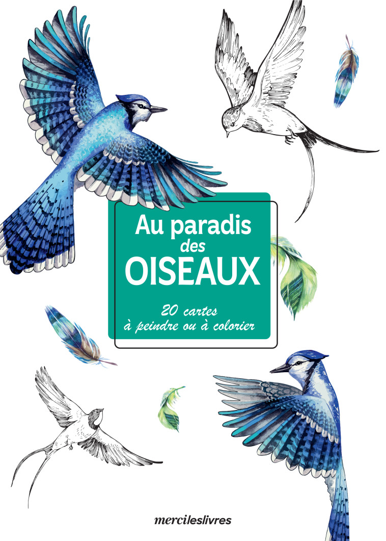  Au paradis des oiseaux (cartes) -  Collectif - MERCILESLIVRES