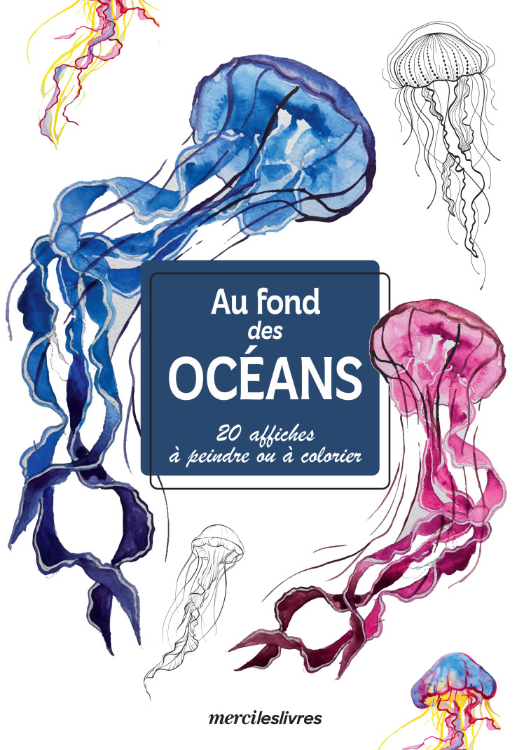  Au fond des océans (affiches) -  Collectif - MERCILESLIVRES