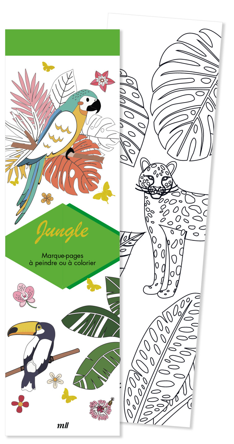 Marque-pages - Jungle -  Collectif - MERCILESLIVRES