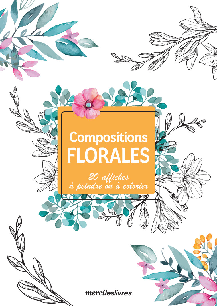 Compositions florales (affiches) -  Collectif - MERCILESLIVRES