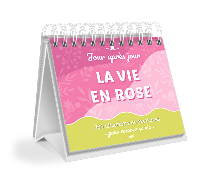 Calendrier Jour après jour - La vie en rose -  Collectif - MERCILESLIVRES