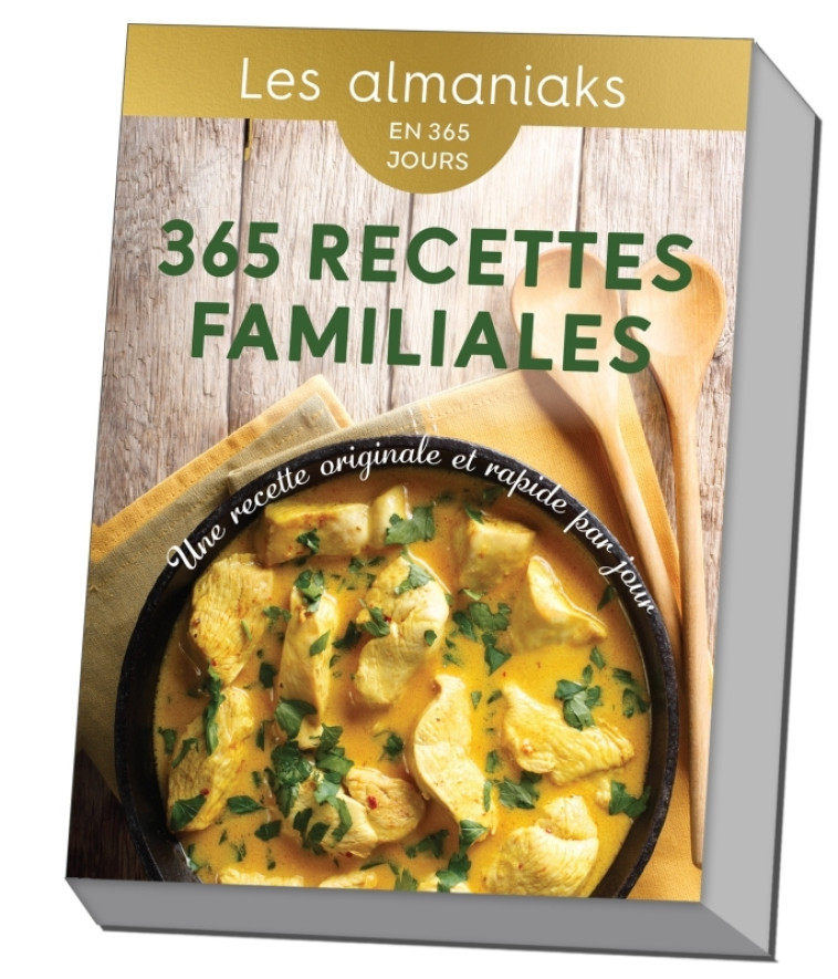 Almaniak 365 recettes familiales - Calendrier, une recette par jour - Virginie Fouquet - 365 PARIS