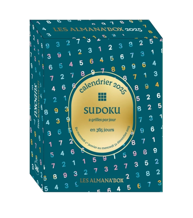 Sudoku en 365 jours, 2 grilles par jour 2025 - XXX - 365 PARIS