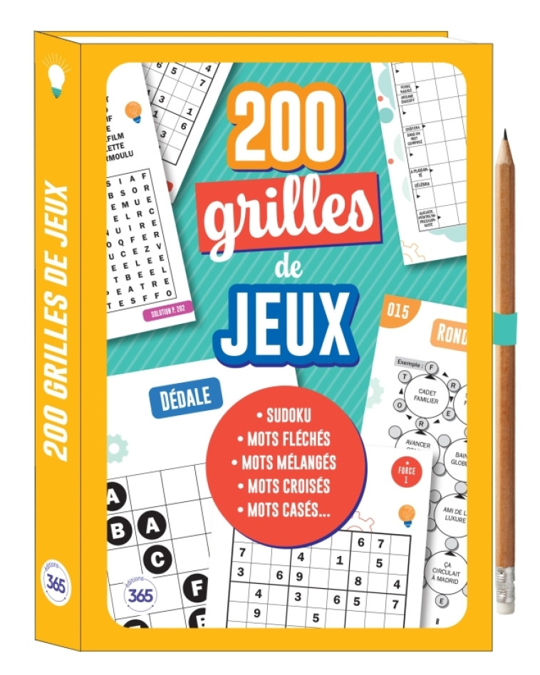 200 jeux de grilles - un crayon offert - XXX - 365 PARIS