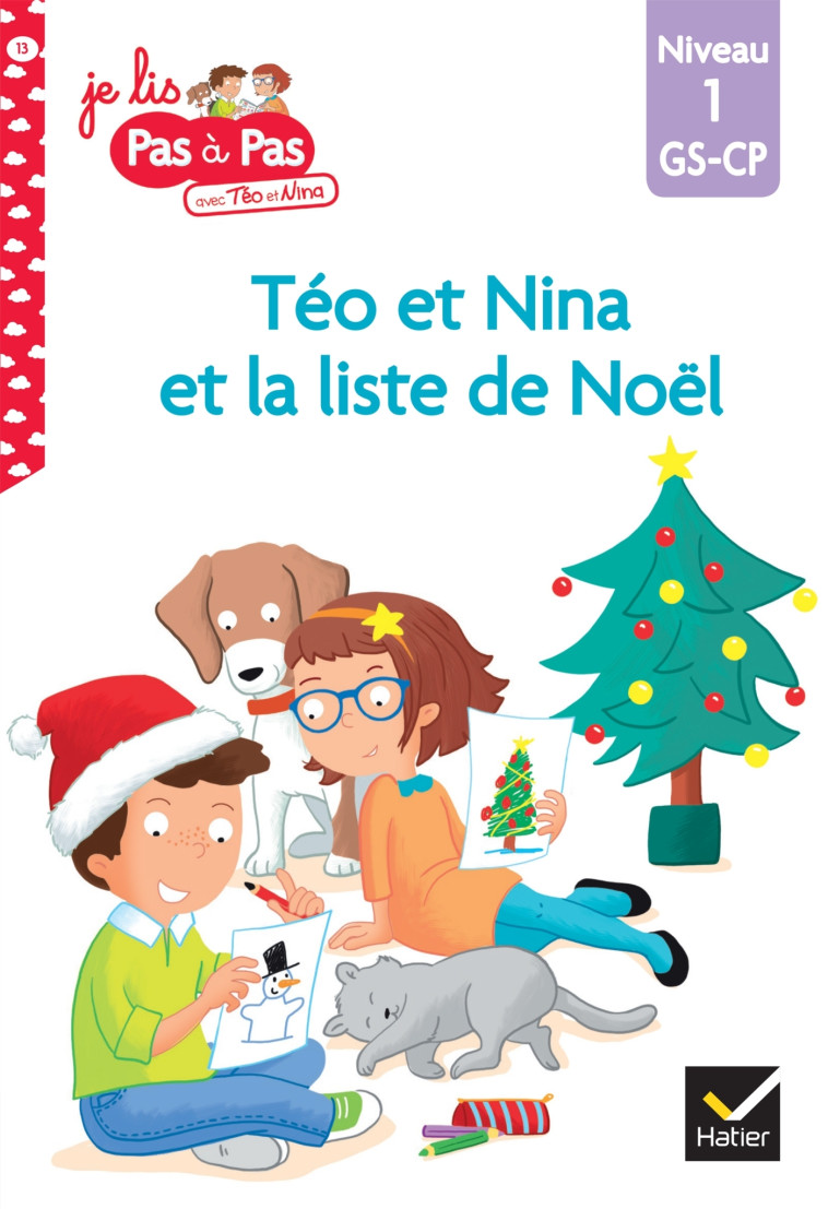 Téo et Nina GS-CP Niveau 1 - Téo et Nina et la liste de Noël - Isabelle Chavigny, Marie-Hélène Van Tilbeurgh - HATIER