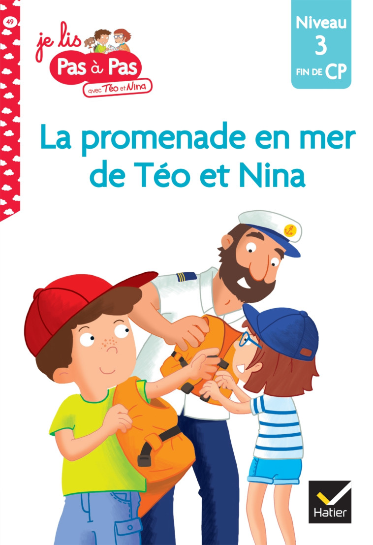 Téo et Nina fin de CP niveau 3 - La promenade en mer de Téo et Nina - Marie-Hélène Van Tilbeurgh, Isabelle Chavigny - HATIER