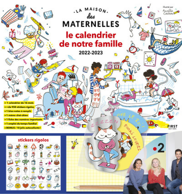 Le calendrier de notre famille 2022-2023 - avec La Maison des Maternelles - La Maison des Maternelles La Maison des Maternelles, Aurélie Castex - FIRST