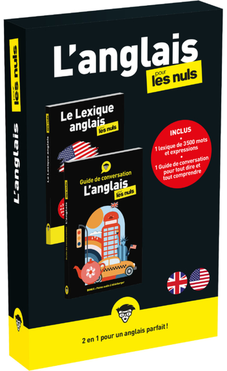 Coffret - L'anglais pour les Nuls, 2e éd - Gail Brenner, Claude Raimond, Brigitte Lallement, Nathalie Pierret, Nathalie Pierret-Lallement - POUR LES NULS