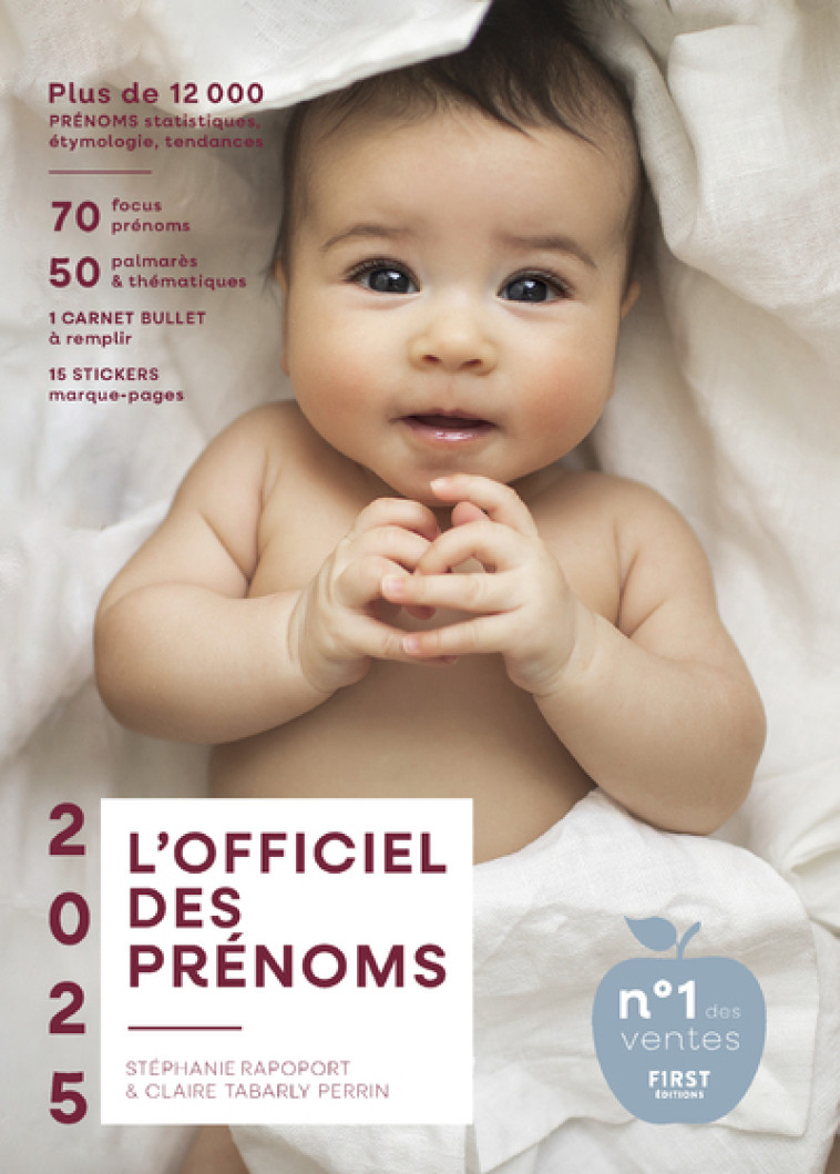 L'officiel des prénoms 2025 - Stéphanie Rapoport, Claire Tabarly - FIRST