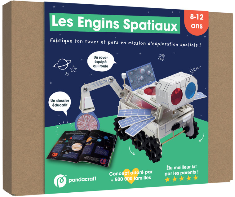 Les engins spatiaux - kit ludo-éducatif 8-12 ans - XXX - PANDACRAFT