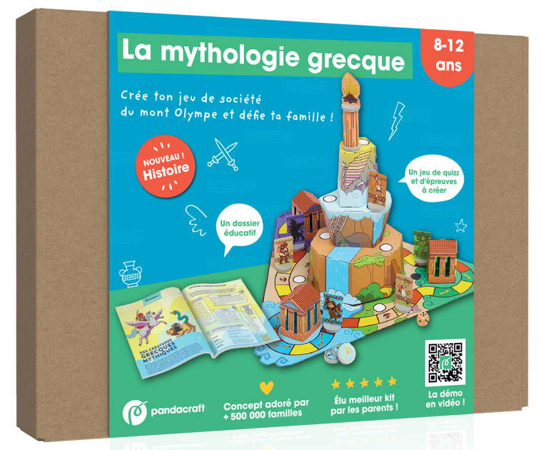 La mythologie grecque - Kit ludo-éducatif 8-12 ans - XXX - PANDACRAFT