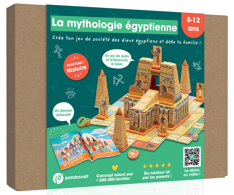 La mythologie égyptienne - Kit ludo-éducatif 8-12 ans - XXX - PANDACRAFT