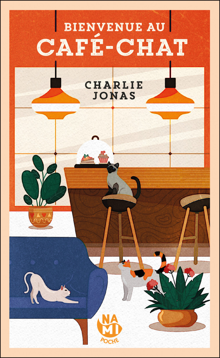 Bienvenue au café-chat - Charlie Jonas, Sabine Wyckaert-Fetick - NAMI