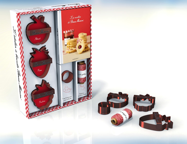 Coffret l'atelier biscuits de Bonne Maman -  BONNE MAMAN - MARABOUT