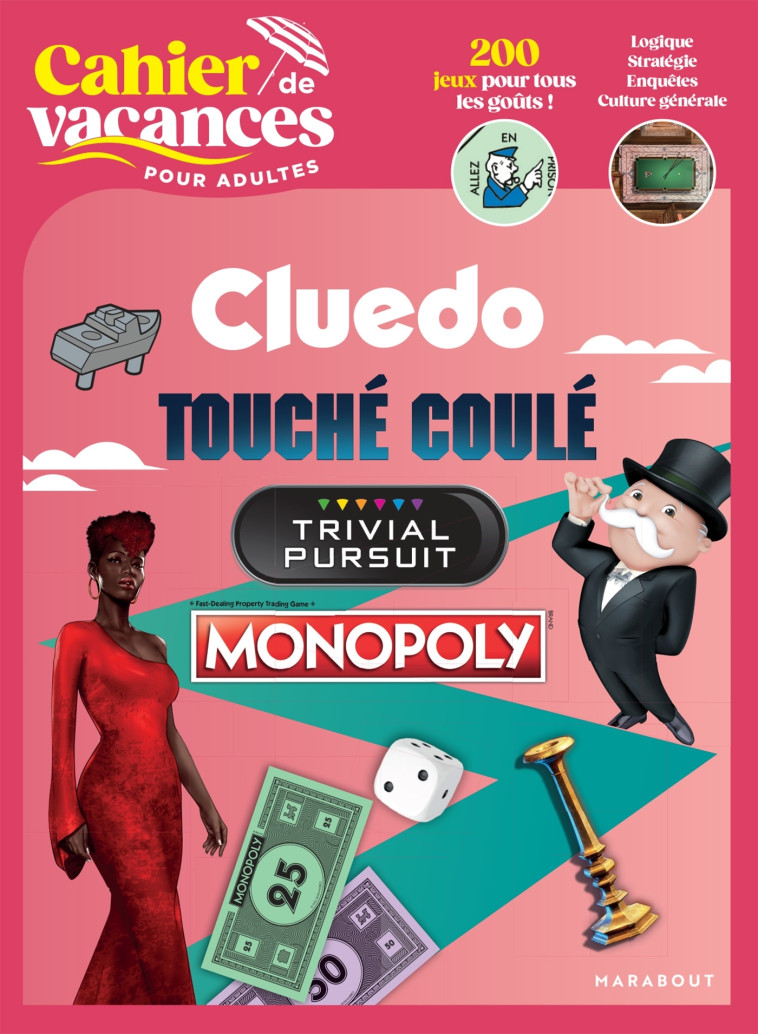 Cahier de vacances Multijeux  Hasbro -   - MARABOUT