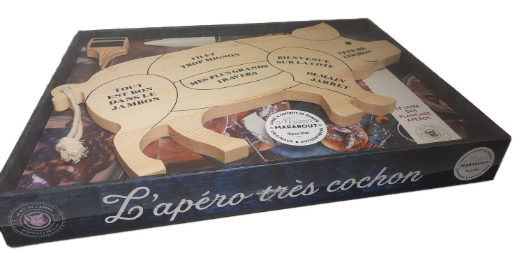 Coffret La planche apéro cochon -   - MARABOUT