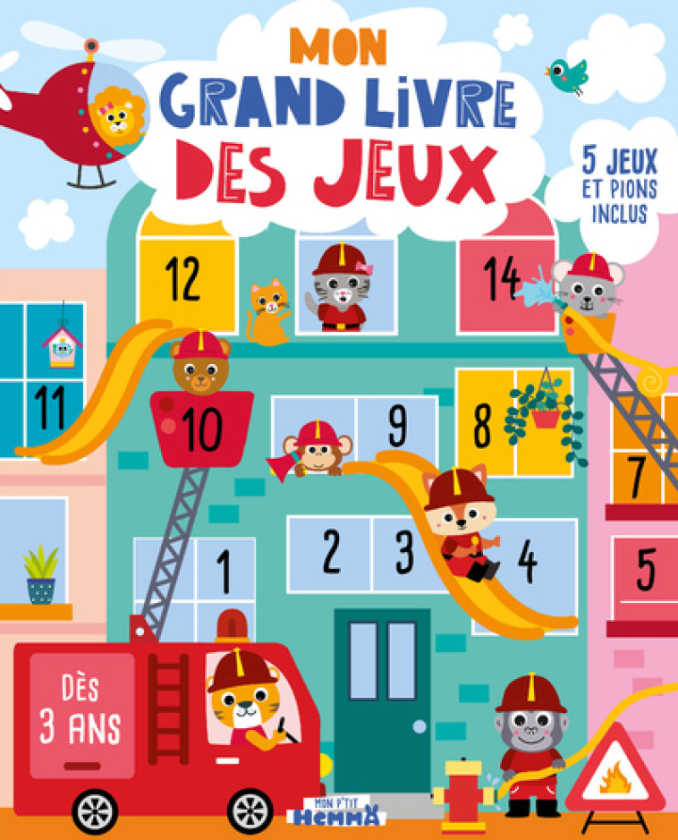 Mon P'tit Hemma - Mon grand livre des jeux - 5 jeux et pions inclus - Carotte et compagnie Carotte et compagnie, Collectif Collectif,  CAROTTE ET COMPAGNIE,  Collectif - HEMMA