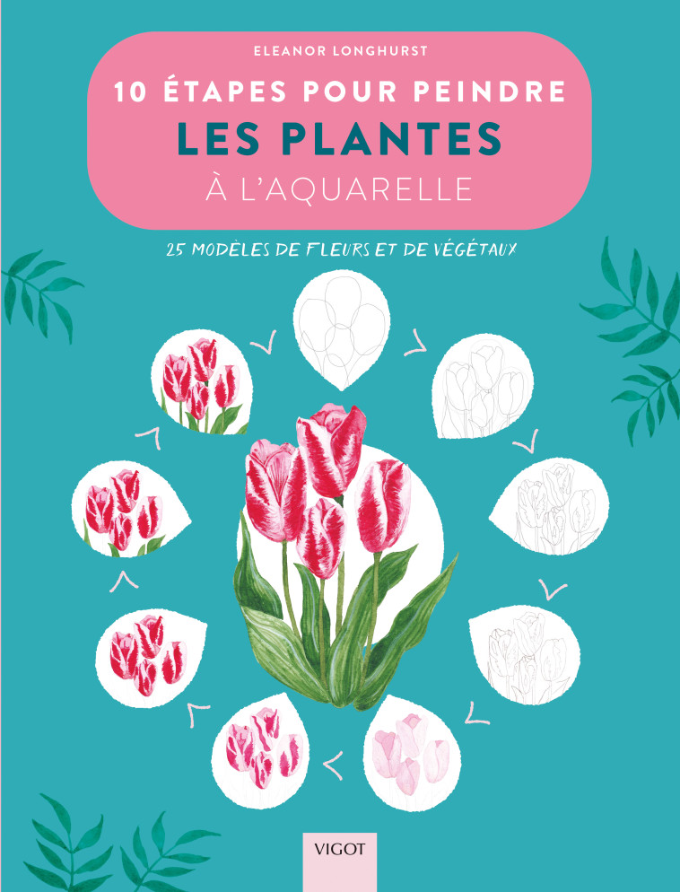 10 étapes pour peindre les plantes à l'aquarelle - Eleanor Longhurst - VIGOT