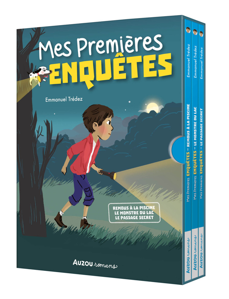 COFFRET BIBLIOTHÈQUE 2 - MES PREMIÈRES ENQUÊTES - TOMES 4 À 6 - Trédez Emmanuel Trédez Emmanuel, Maud Riemann - AUZOU