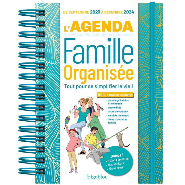 Agenda 2024 de la famille organisée ! (de sept. 2023 à déc. 2024) -   - PLAY BAC