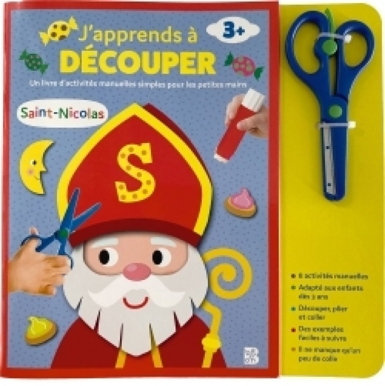 Livre d'activités avec ciseaux Saint-Nicolas - XXX - BALLON