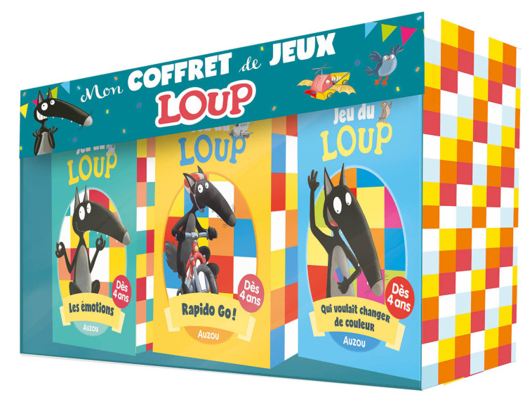 JEUX DE CARTES - MON COFFRET DE JEUX LOUP - Orianne Lallemand, Éléonore THUILLIER - AUZOU