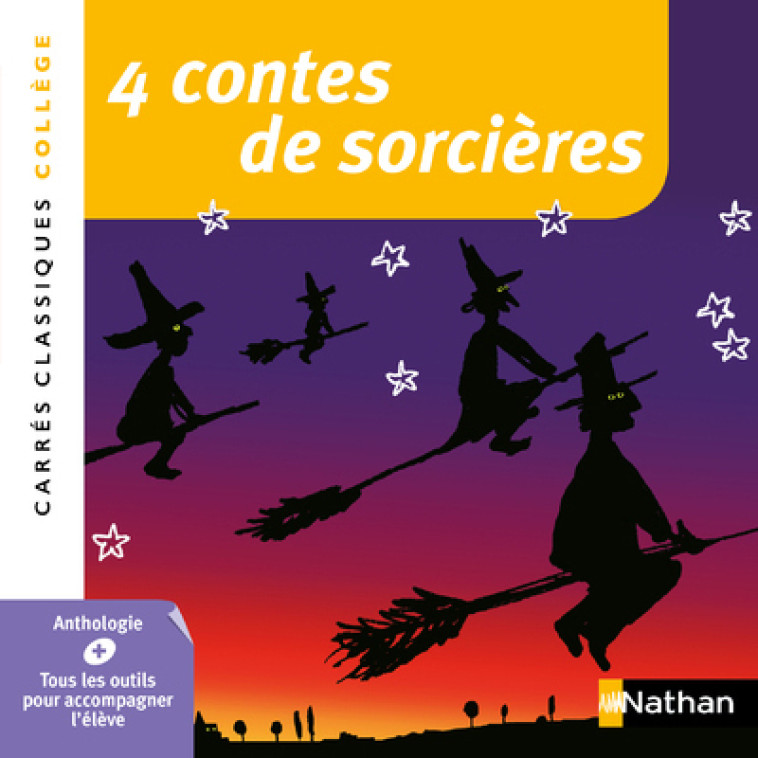 4 contes de sorcières - Collectif Collectif, Nicolas Saulais,  Collectif - NATHAN