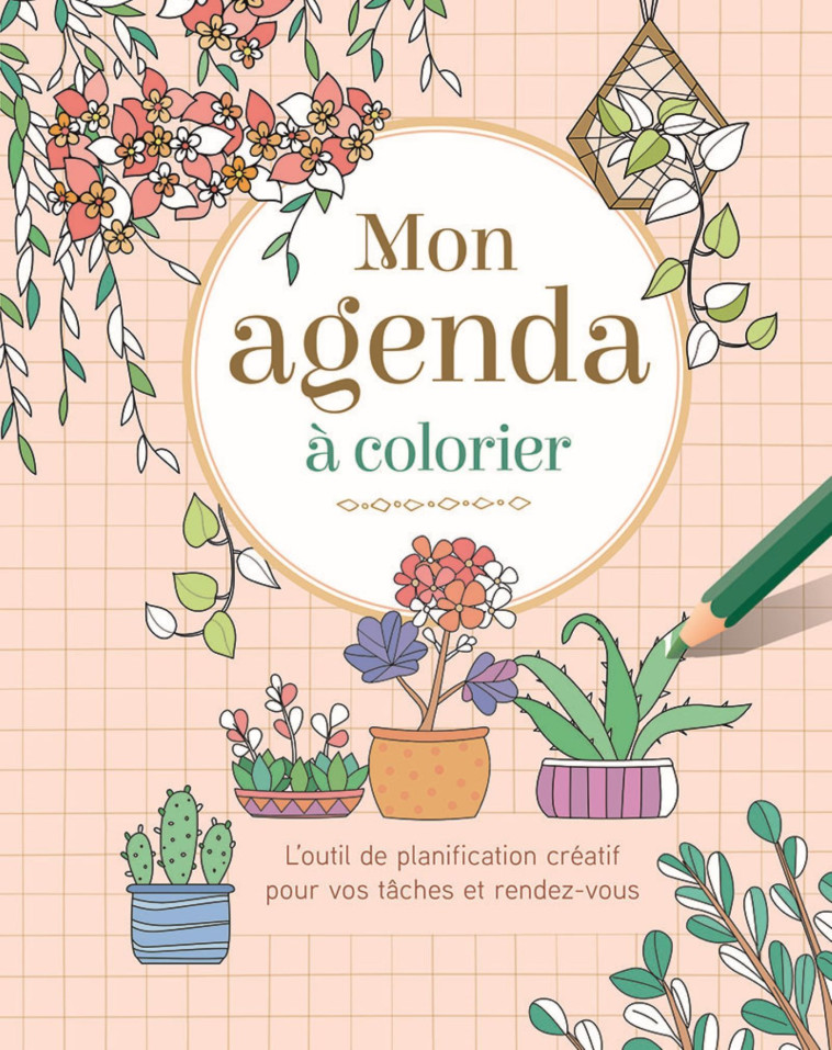 Mon agenda à colorier - PETRA THEISSEN, PETRA - CHANTECLER