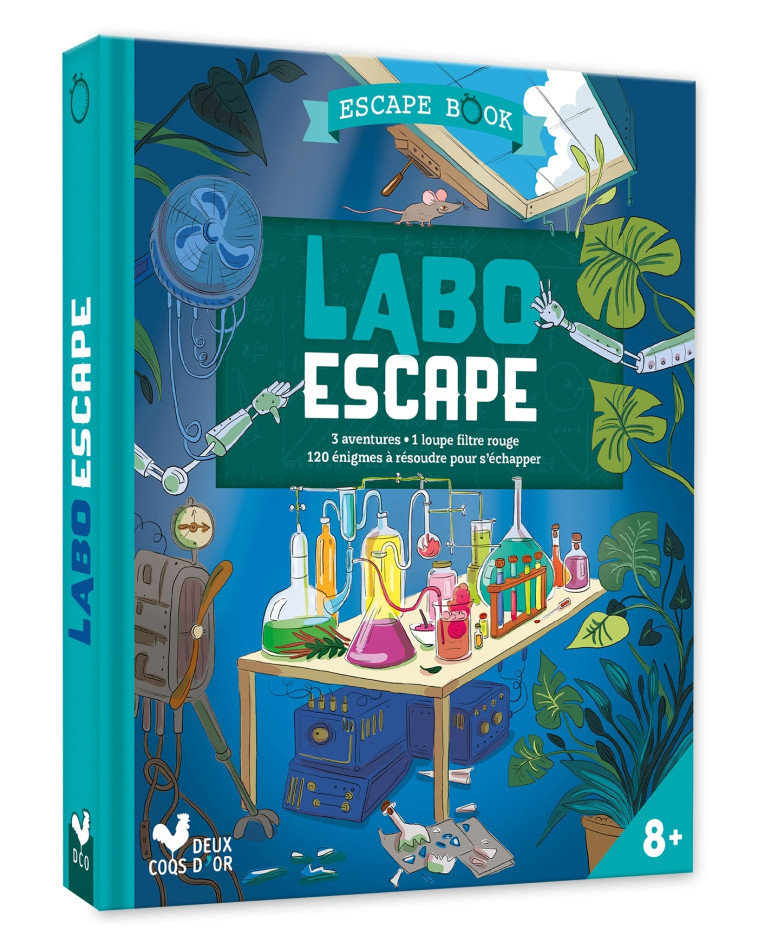 Escape Book - Labo escape - Julien Hervieux, Caroline Ayrault - DEUX COQS D OR