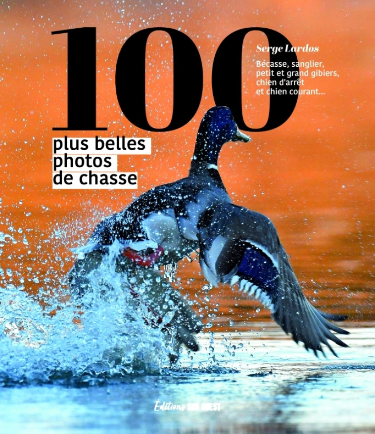 Les 100 plus belles photos de chasse. Bécasse, sanglier, petit et grand gibiers, chien d'arrêt et ch - Jean-Michel Desplos, Serge Lardos - SUD OUEST