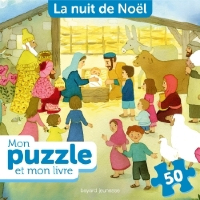 Noël, ton puzzle et ton livre - Marie Flusin, SOPHIE DE BRISOULT - BAYARD JEUNESSE