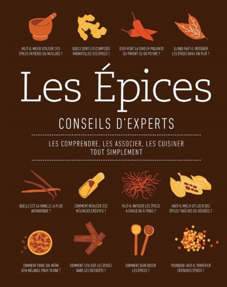 Les Epices - Conseils d'experts - Stuart Farrimond, Delphine Nègre-Bouvet - DORLING KINDERS