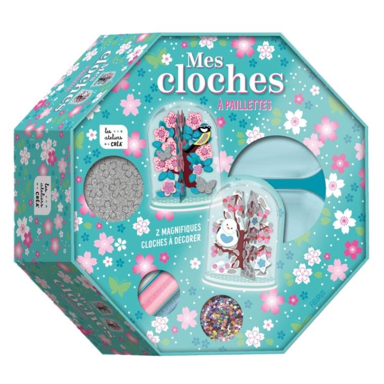 Mes jolies cloches à paillettes (coffret) - Stéphanie Desbenoit Charpiot - FLEURUS