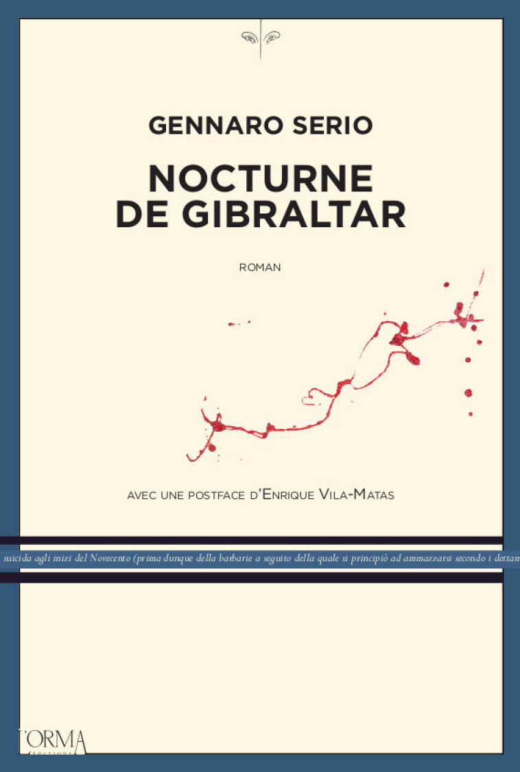 Nocturne de Gibraltar - Gennaro SERIO, Enrique Vila-Matas, Maîa ROSENBERGER - ORMA