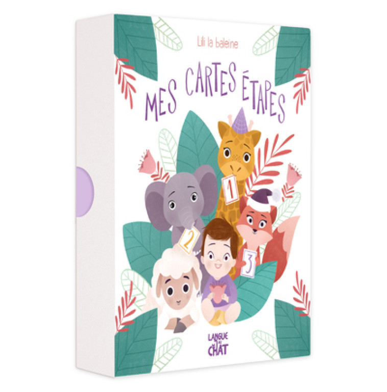 Mes cartes étapes (0-3 ans) - Collectif Collectif, Lili La Baleine,  Collectif - LANGUE AU CHAT