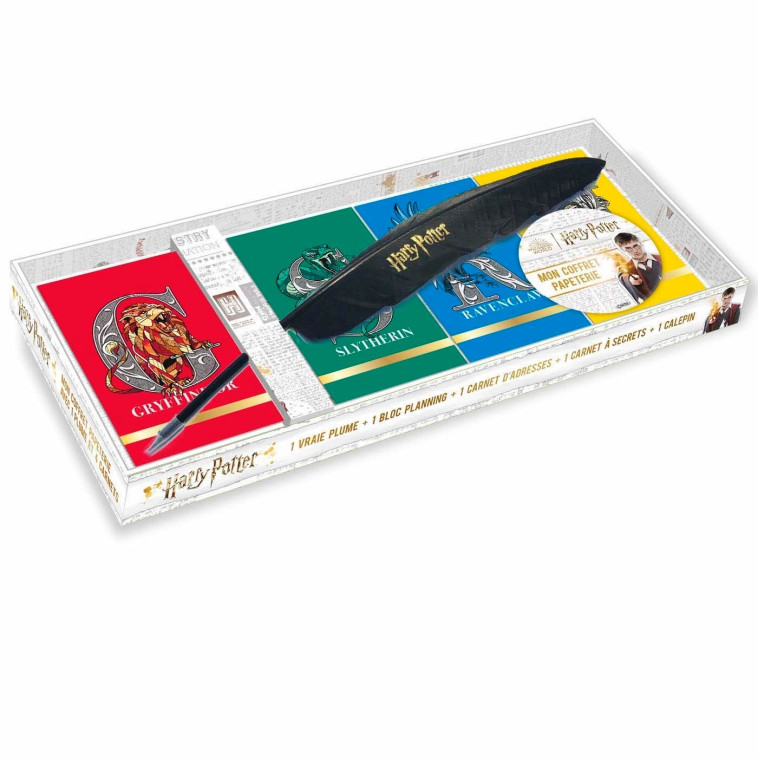 Harry Potter - Coffret papeterie avec plume et carnets - XXX - PLAY BAC