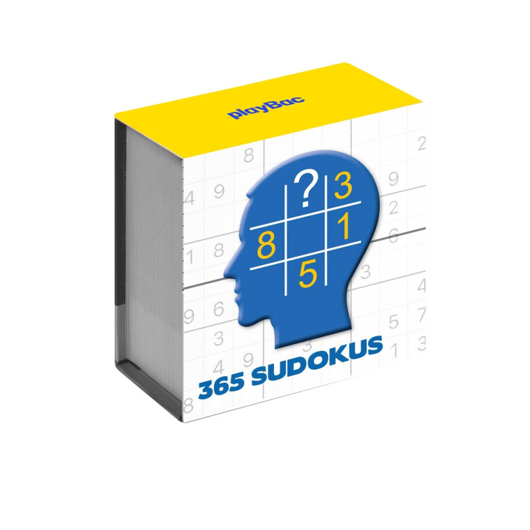 Mini calendrier 365 Sudokus -   - PLAY BAC