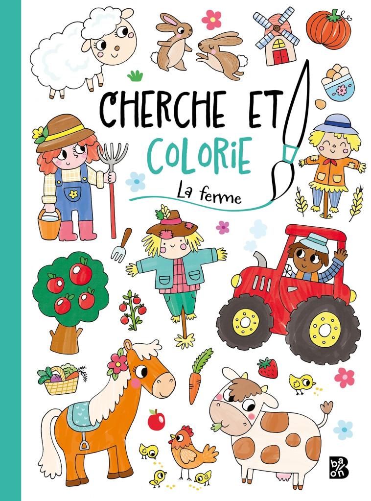 Cherche et colorie - La ferme - XXX - BALLON