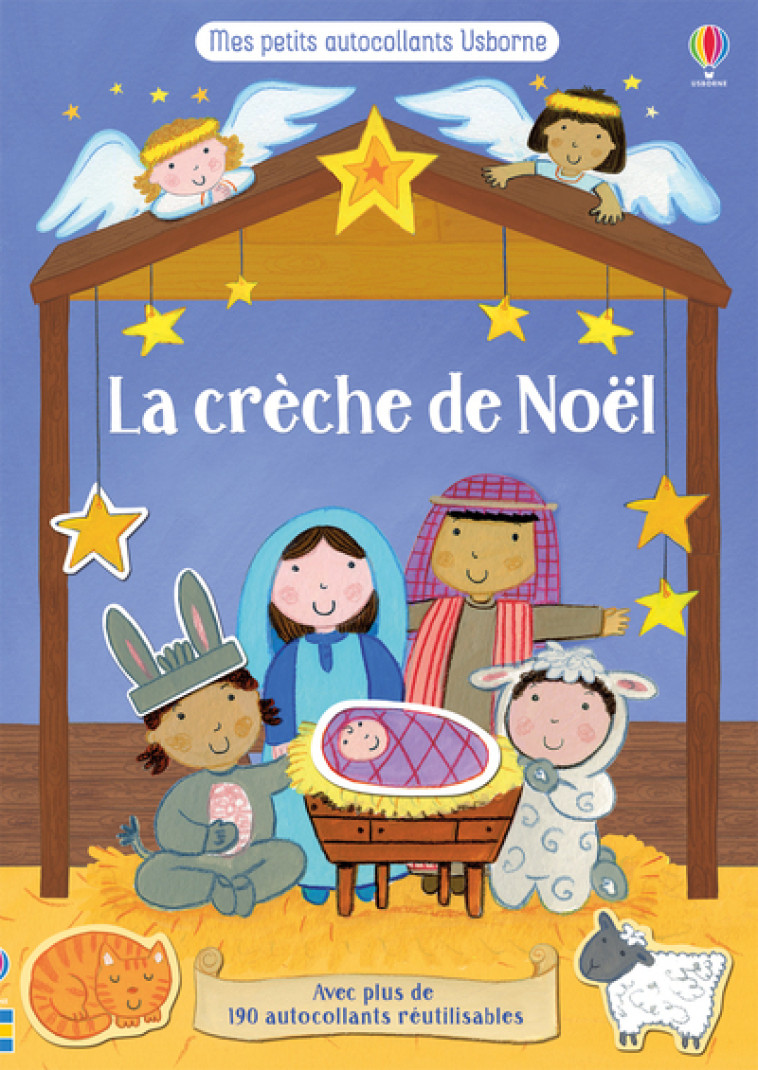 La crèche de Noël - Mes petits autocollants Usborne - Felicity Brooks, Kay Widdowson, Claire Ever, Nathalie Chaput - USBORNE