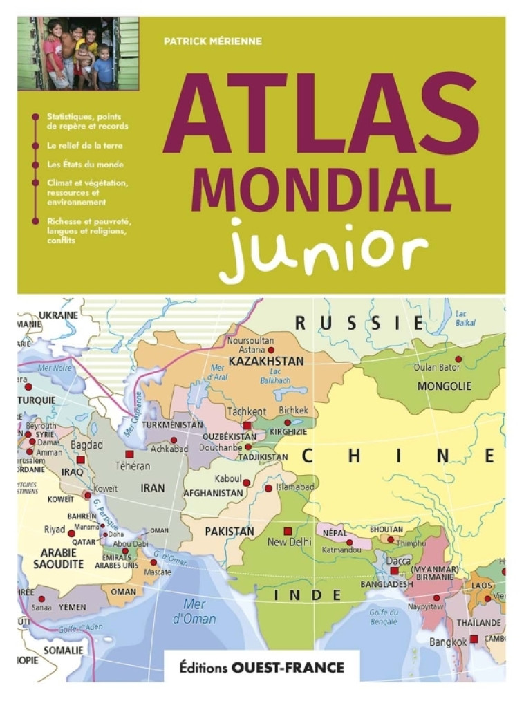 Atlas mondial junior - Patrick Mérienne - OUEST FRANCE