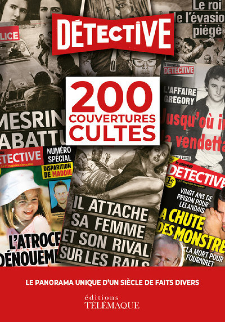 200 couvertures cultes - Détective - Collectif Collectif - TELEMAQUE EDIT