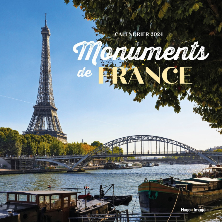 Calendrier mural monuments de France 2024 -   - HUGO IMAGE