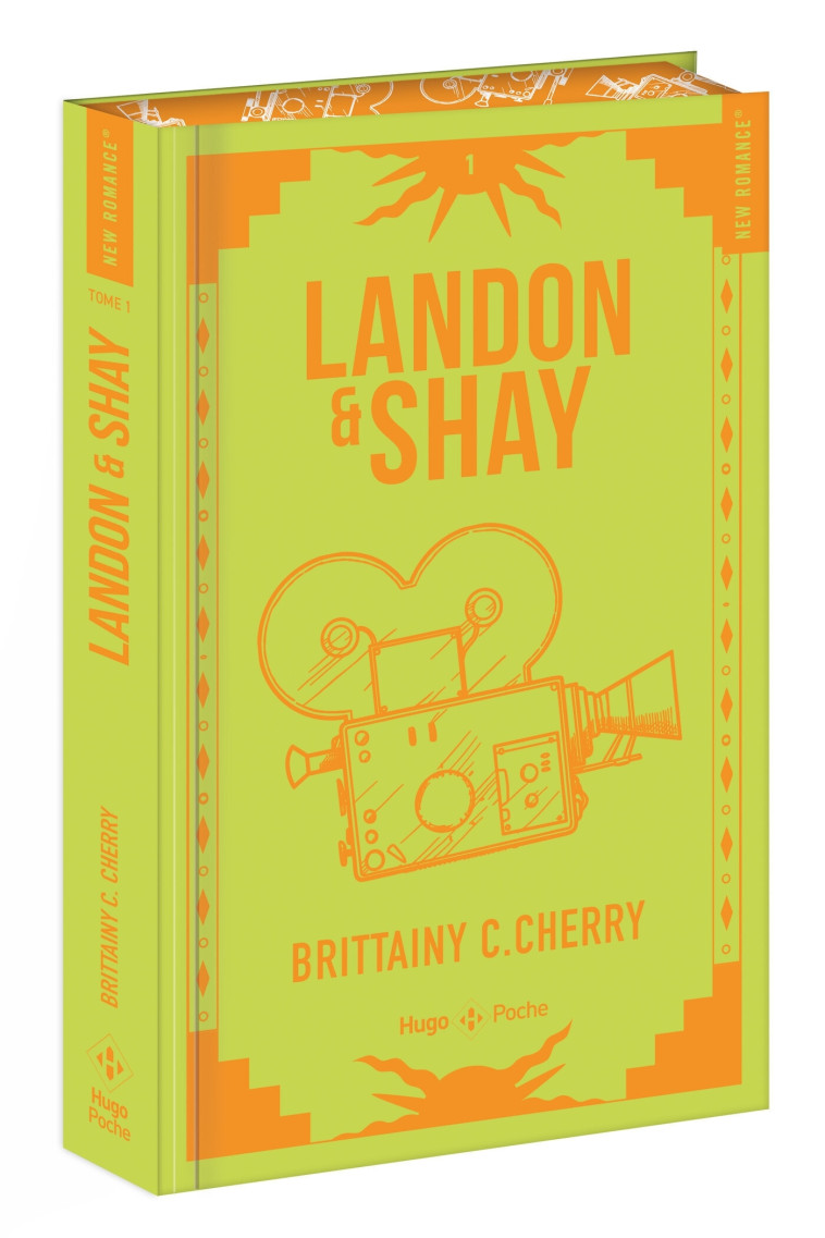 Landon & Shay Tome 1 - poche relié jaspage - Brittainy C. Cherry - HUGO POCHE