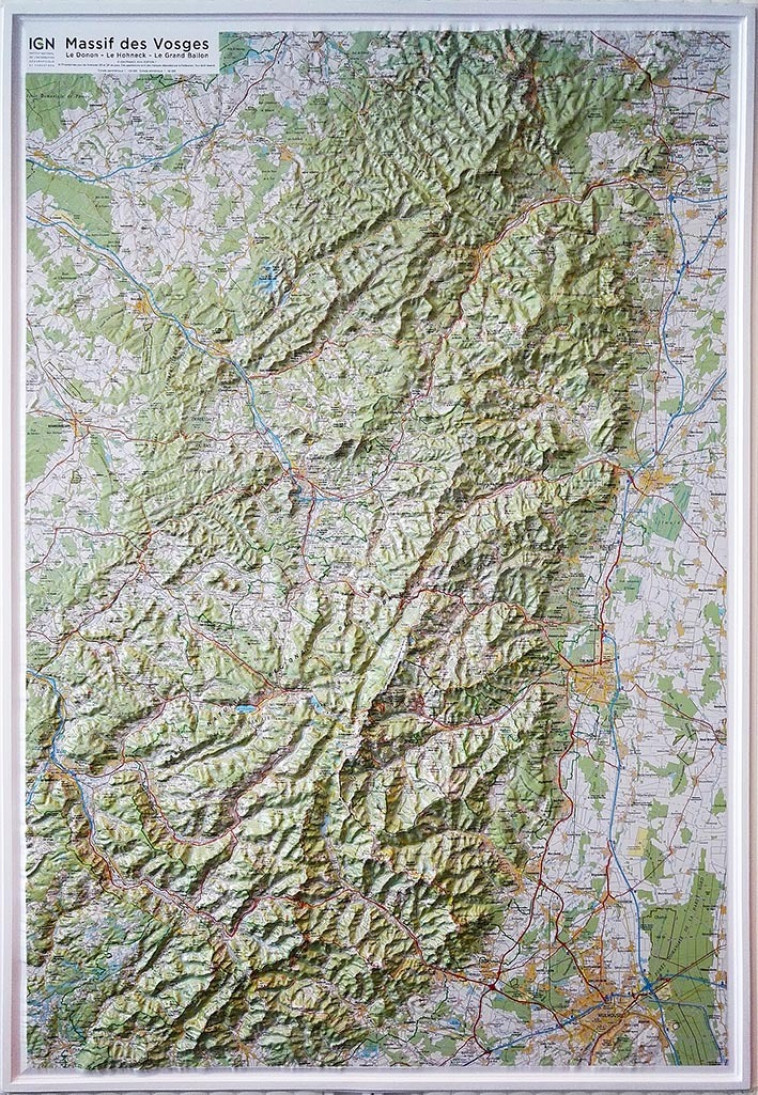 60177 Relief Massif Des Vosges 1/100.000 - XXX - IGN