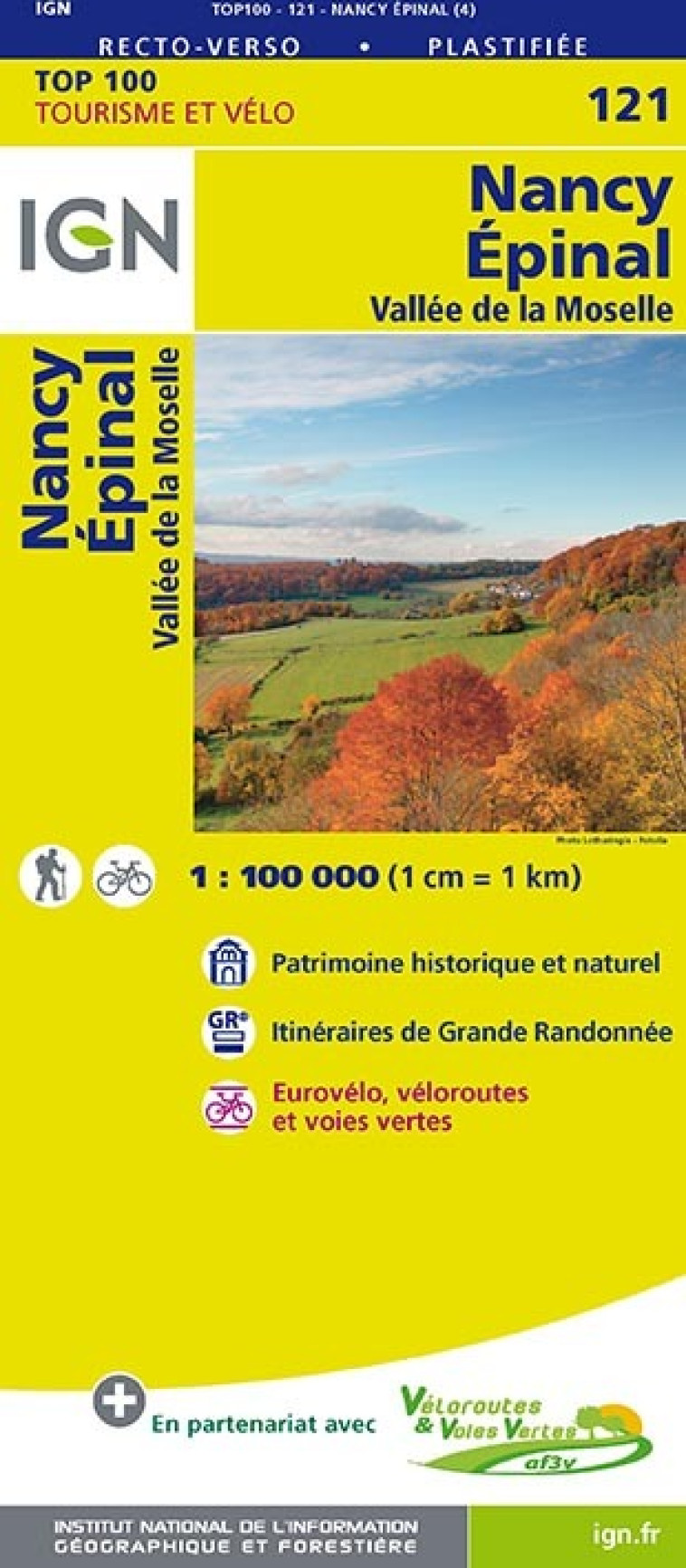 Top100121 Nancy/Epinal  1/100.000 - XXX - IGN