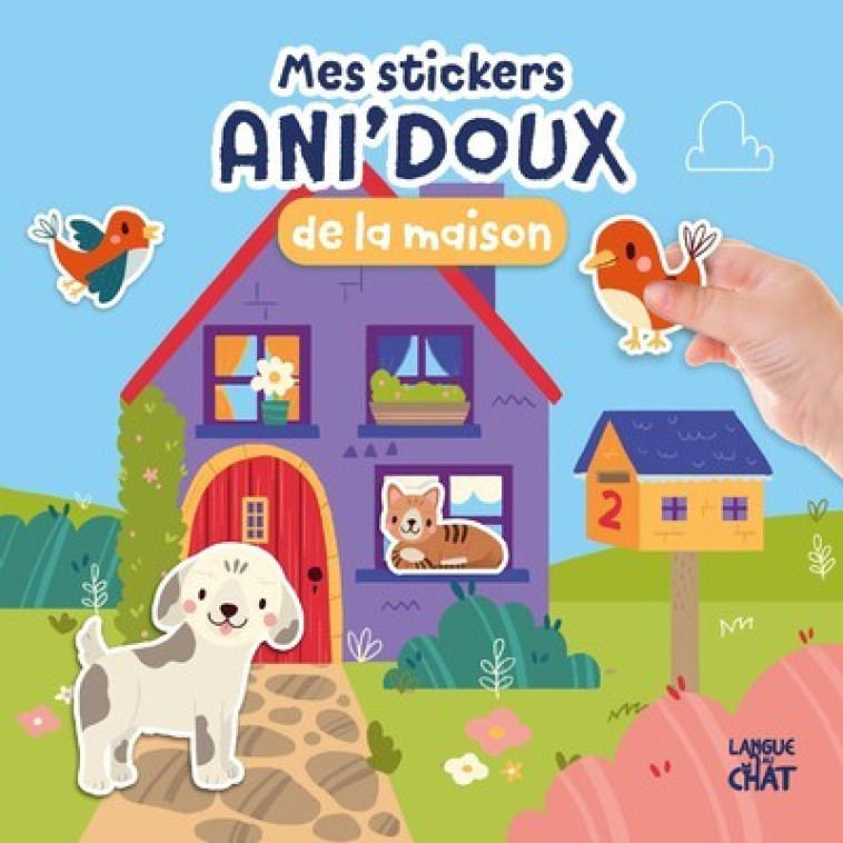 Mes stickers Ani'doux de la maison - Mad Pillow, Collectif Collectif - LANGUE AU CHAT