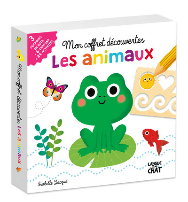 Mon coffret decouvertes - Les animaux - Isabelle Jacqué, Collectif Collectif,  Collectif - LANGUE AU CHAT